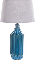ABAVA - Tafellamp - Blauw - Keramiek