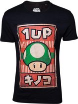 NINTENDO - T-Shirt - Propaganda Poster - 1-UP Mushroom (L)