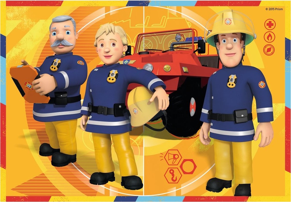 Ravensburger Brandweerman Sam aan het werk Vanaf 3+ - Puzzel - 2x12 stukjes — afbeelding 8