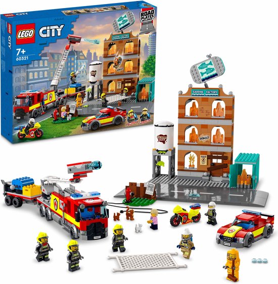 LEGO City Brandweerteam - 60321 - Complete Set | bol