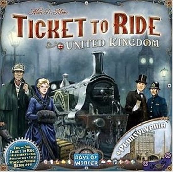 Days of Wonder - Ticket to Ride UK & Pennsylvania - Uitbreiding - Bordspel