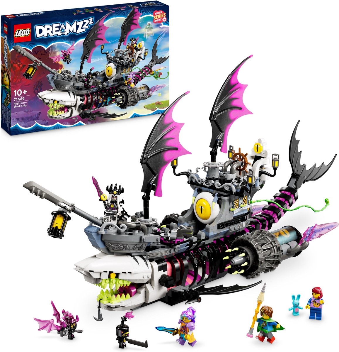 LEGO DREAMZzz Nachtmerrie Haaienschip Piratenschip Speelgoed - 71469 — afbeelding 12