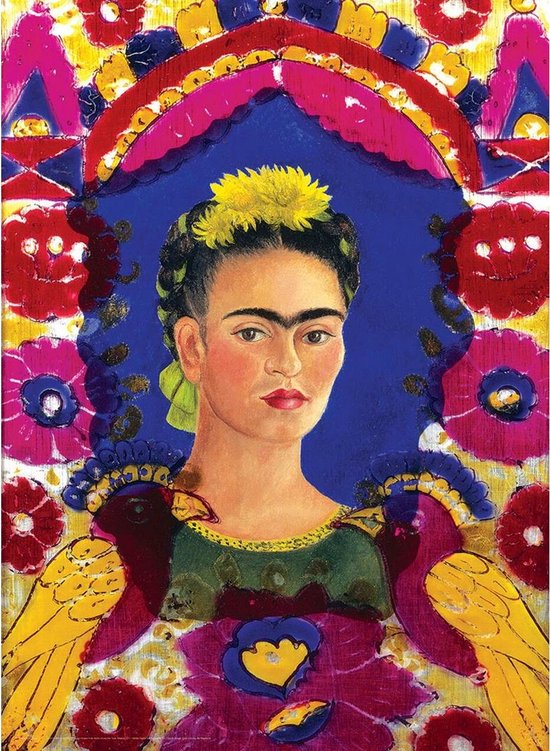 Eurographics Self Portrait, The Frame - Frida Kahlo (1000)