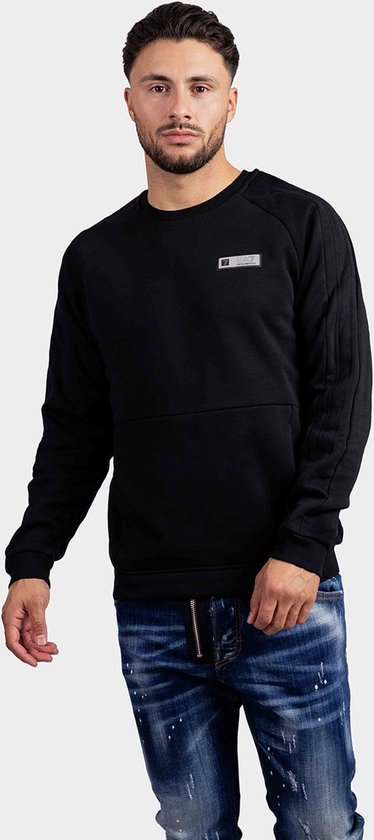 EA7 Emporio Armani Ventus7 Sweater Heren Zwart - Maat: