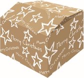 Pakketdoos Kerst Stars White FSC - per 15 stuks . Maat van de dozen: 590x390x200mm.