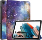 Case2go - Housse de tablette pour Samsung Galaxy Tab A9 (2023) - Housse à trois volets avec fonction auto/réveil - 8 pouces - Galaxy