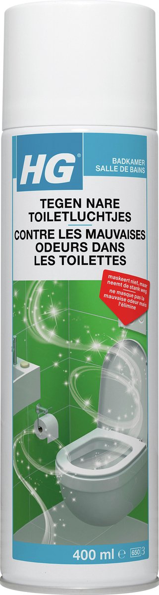 HG contre les mauvaises odeurs dans les toilettes