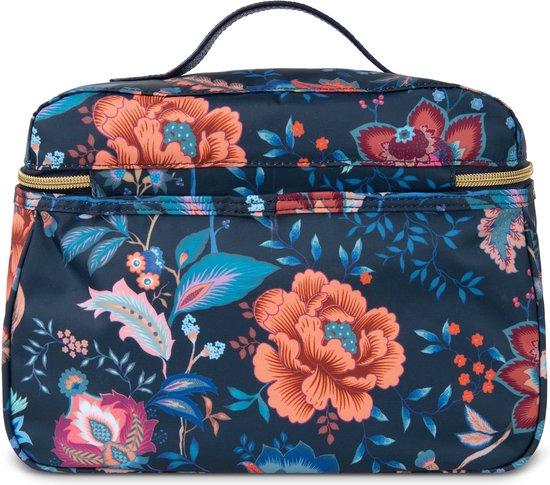 Oilily Coco - Toilettas - Beautycase - Waterafstotend - Dames - Vrouwen - Blauw - One size