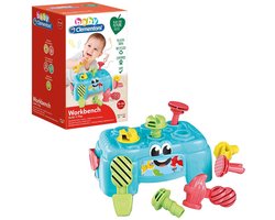 foto van Baby Clementoni - Werkbank - Mini Activiteitentafel - Motoriek Speelgoed - Educatief Speelgoed - 1 Jaar