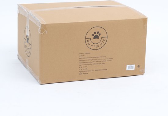 Poteau à gratter stable 4animalz avec roue en bois