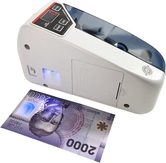 Arvona Geldtelmachine - Geldteller - Safescan - Geld Scanner - Biljettelmachine - Valsgelddetector - 600 Biljetten/Minuut - Arvona