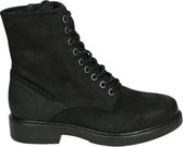 AQA Shoes A8441 - Volwassenen VeterlaarzenHoge sneakersDames sneakersDames veterschoenenHalf-hoge schoenen - Kleur: Zwart - Maat: 39