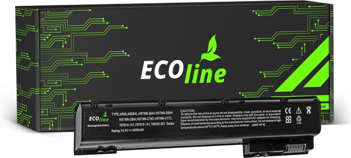 EcoLine - AR08 AR08XL Batterij Geschikt voor de HP ZBook 15 15 G2 17 17 G2 / 14.4V 4400mAh.