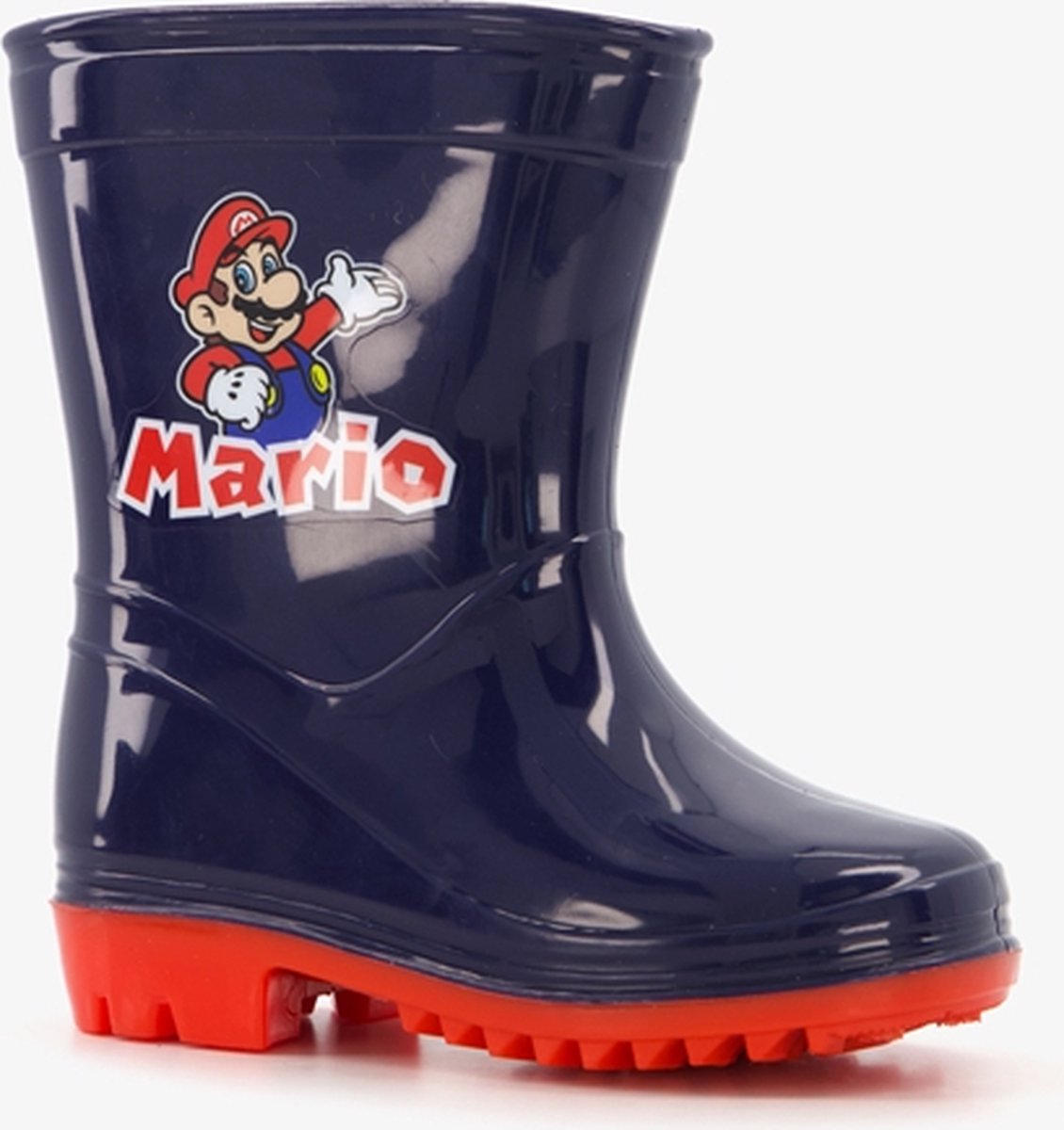Mario kinder regenlaarzen blauw/rood - Maat 25 - 100% stof- en waterdicht