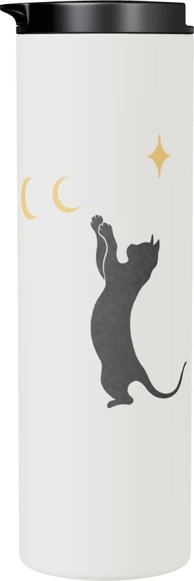 Cat And Moon 1 - Thermosbeker 500