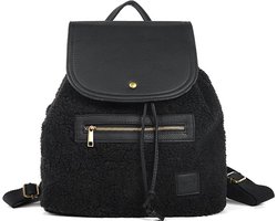 Zwarte rugzak Brugge | rugtas | tassentrends | teddytas | hippetas | teddy | modetrends
