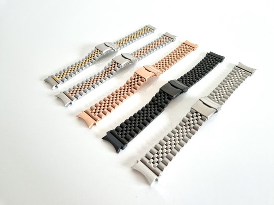 Fungus - Bracelet de montre intelligente - Convient pour Samsung Galaxy Watch 6, Watch 5 (Pro), Watch 4 - Métal - Argent