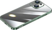 Sulada Shockshield backcase harde achterkant met lensbeschermer en schokbestendigheid voor iPhone 14 groen