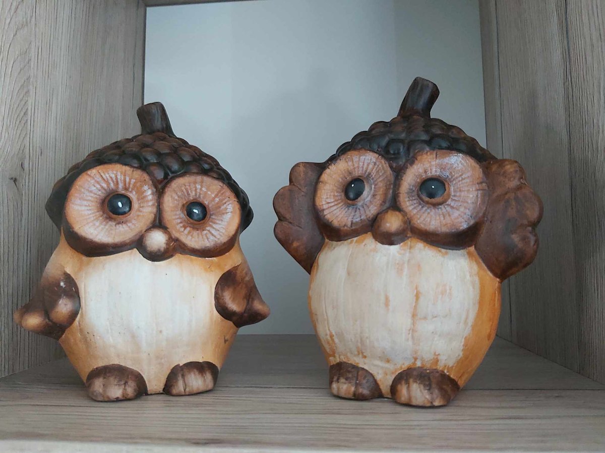 Jolies figurines de hibou potelée, grande fidélité, décoratives acheter à prix bas - livraison gratuite, avis réels avec des photos