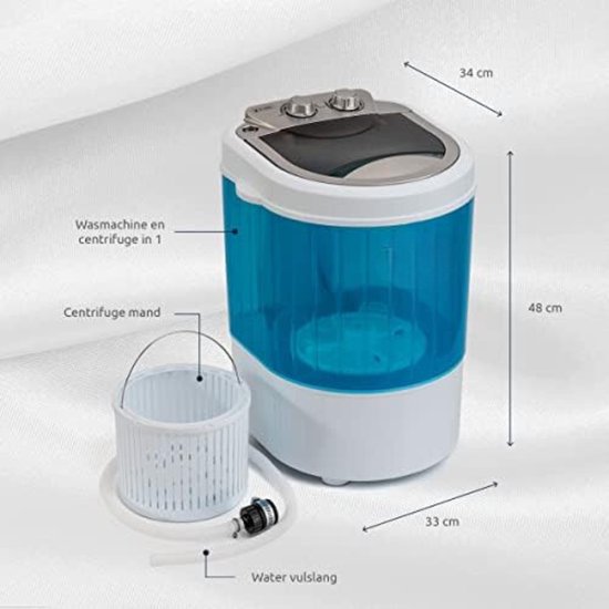 Gratyfied - Petite machine à laver - Mini machine à laver avec