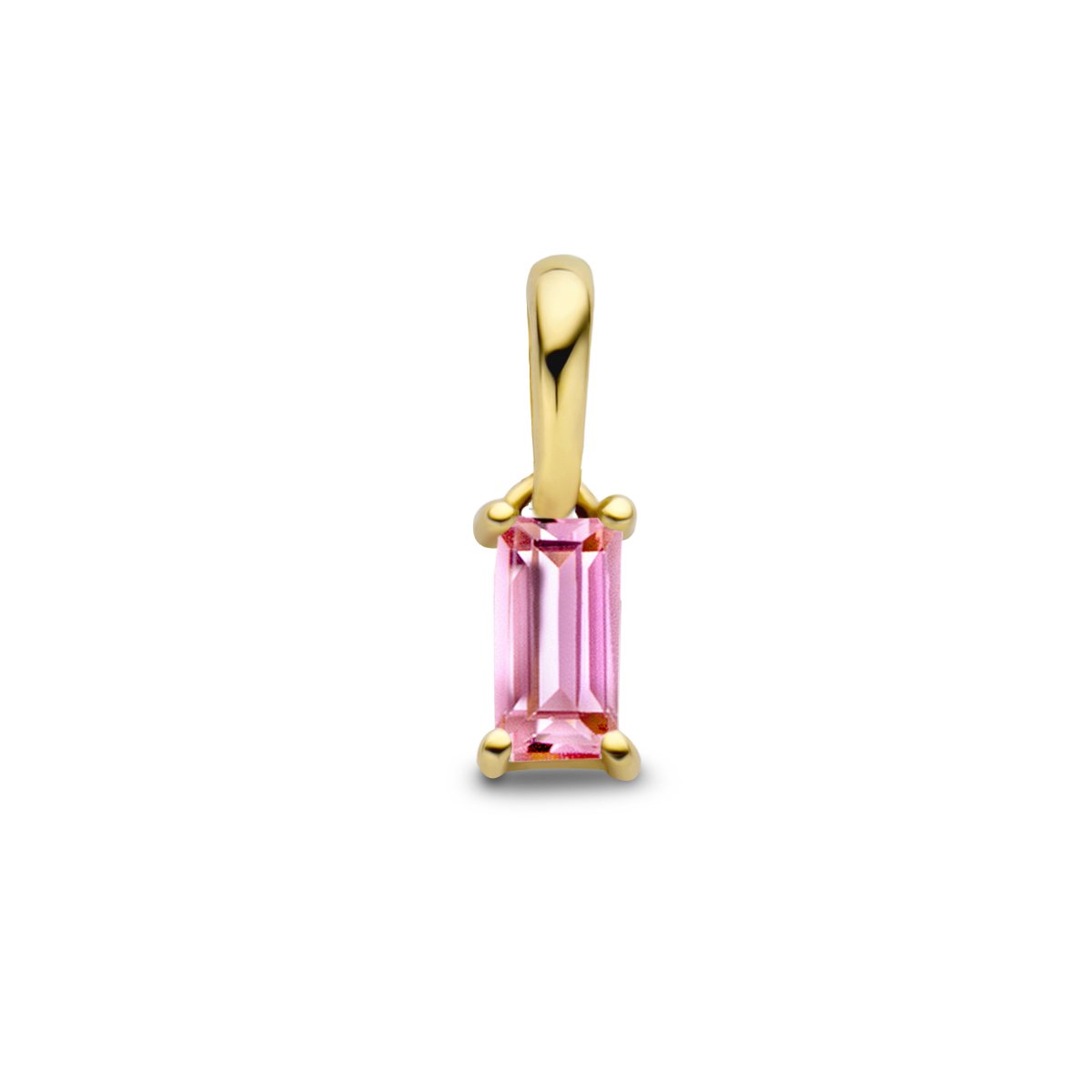 14K geelgoud hanger met geboortesteen 4027210
