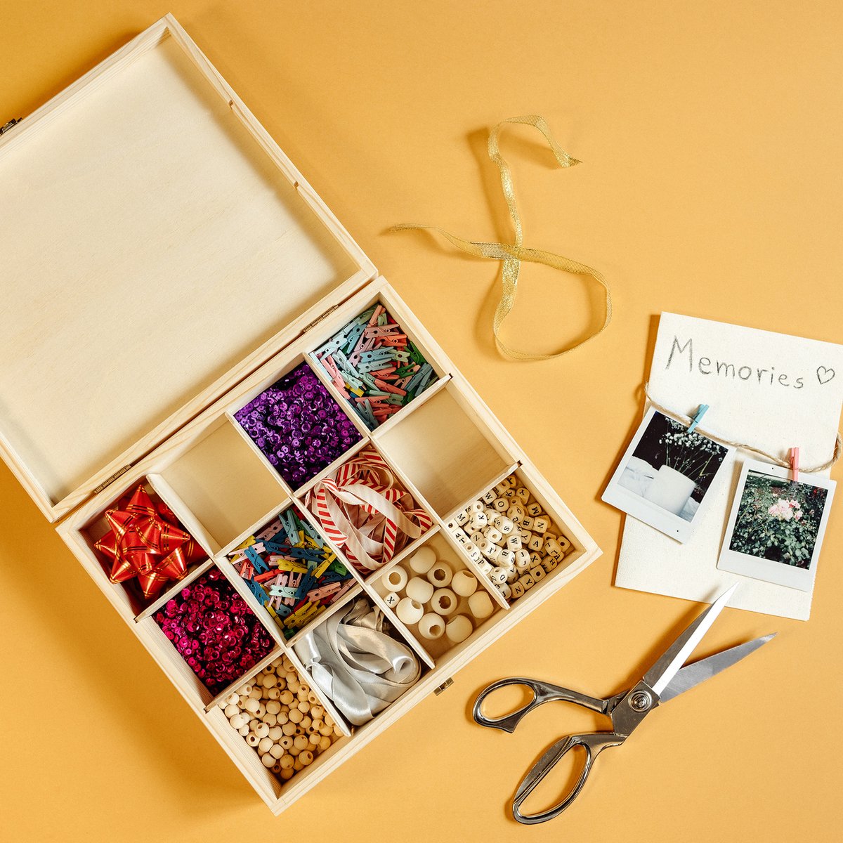 Coffret Thé Boîte à Thé Personnalisable En Bois - 6 Compartiments - 23,5x20,5cm - Cadeau Original Pour Amateurs De Thé Boite à Thé