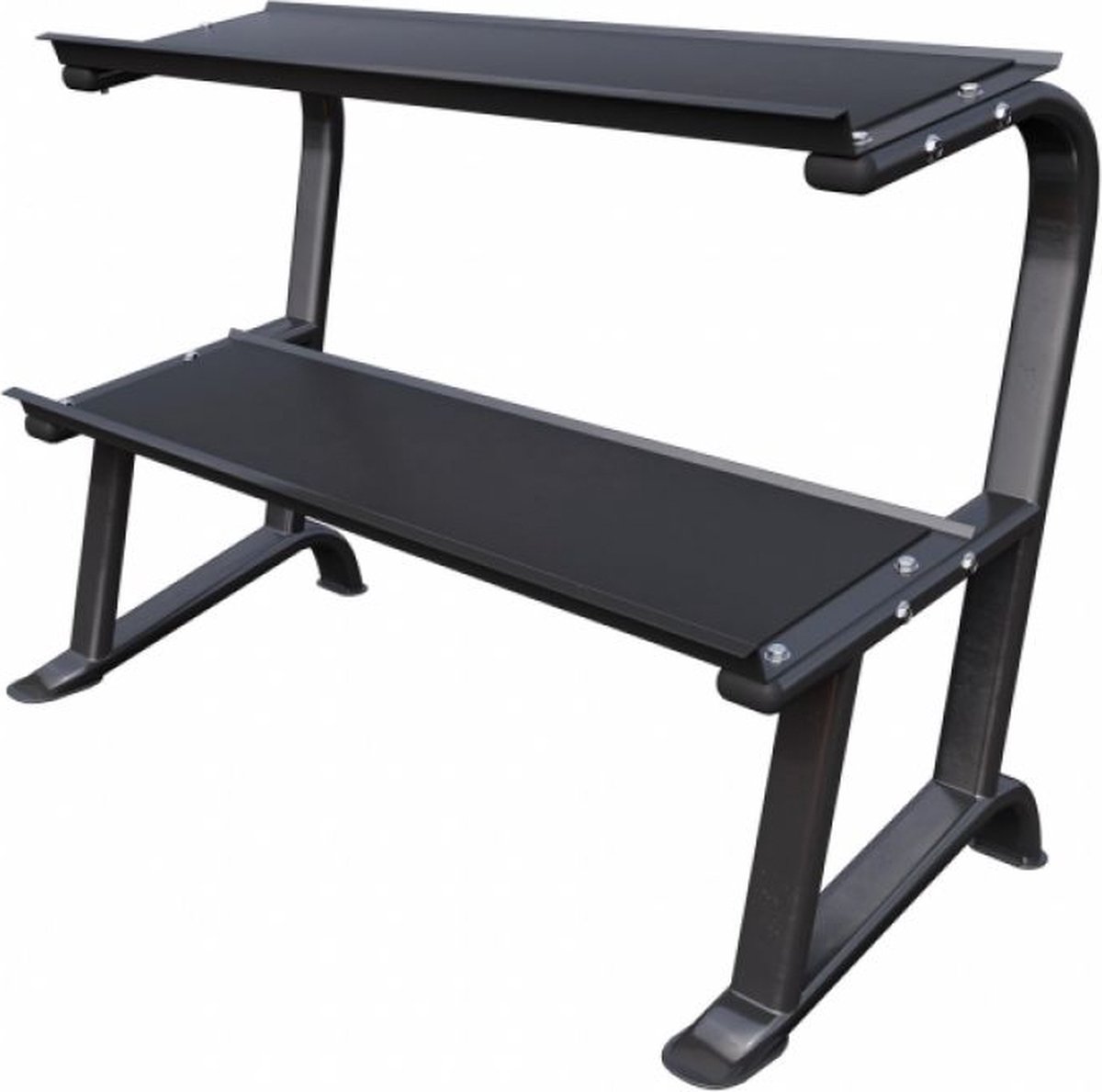 Gorilla Sports Dumbell rack - Staal - Hexagon - Geschikt voor 14 dumbells
