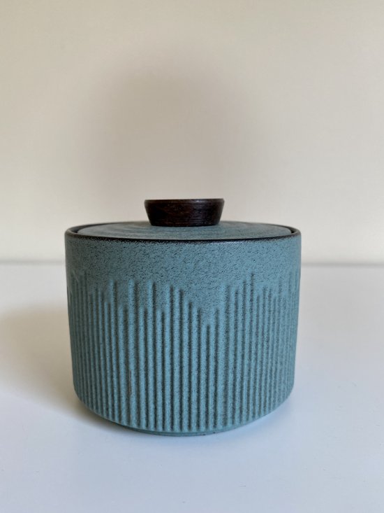Ocean urn - Groen/Blauw - 150ML - hoogwaardig keramiek - moderne urn - crematie urn - as urn - huisdieren urn - urn hond - urn kat - menselijk as - familie urn - urn voor as volwassen - urne - urne hond - urnen - urne volwassenen - urne kat
