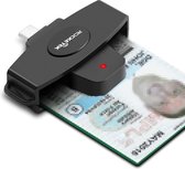 NÖRDIC CRD-021 USB-C Smartcard- en SIM-kaartlezer - ISO7816 - ID-kaart - EMV Creditcard