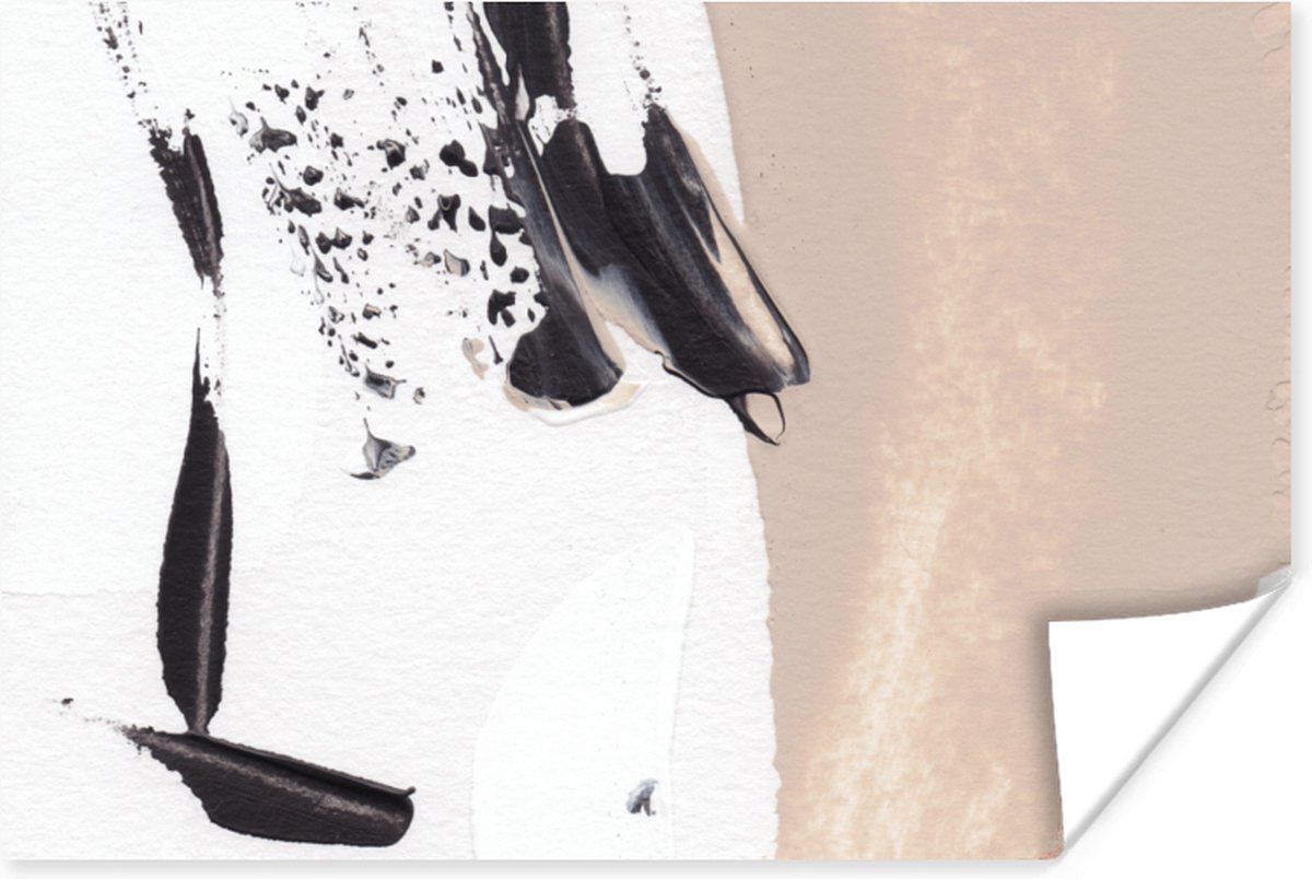 Poster Verf - Design - Abstract - 120x80 cm