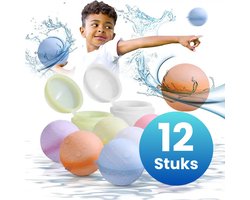 foto van Paremmin Herbruikbare Waterballonnen 12 stuks - Zelfsluitend - Zonder Magneten - Hervulbaar - Speelgoed - Waterbommen - Ballon Water - Waterbalonnen