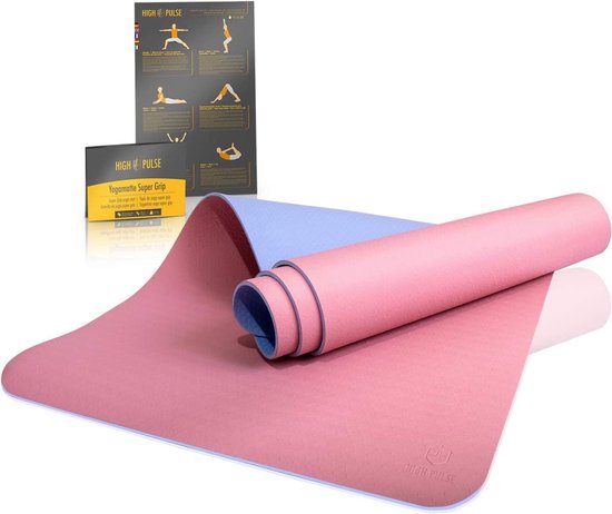 Tapis de yoga 'Super Grip' - extra antidérapant et adhérent, tapis de  gymnastique