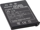 AccuCell-batterij geschikt voor Panasonic VW-VBA05, CGA-S003, SV-AS10
