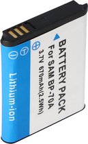 Batterie AccuCell adaptée pour Samsung BP-70A, BP70A, AQ100, ES65