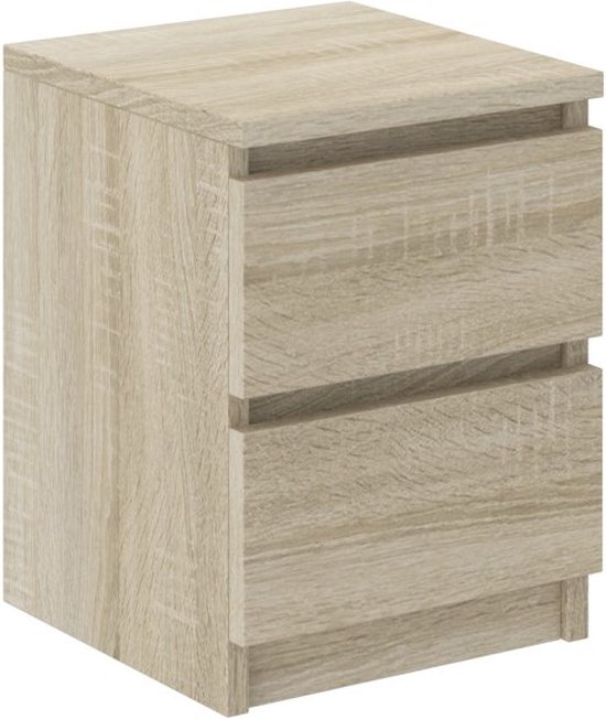 SIT Möbel Nachtkastje | 1 lade, 1 plank | teakhout met rotan riet