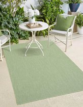 the carpet Mistra - robuust buitentapijt, modern, weerbestendig & UV-bestendig, voor balkon, terras en serre Maar ook geschikt voor de keuken, plat geweven, 160x160 round