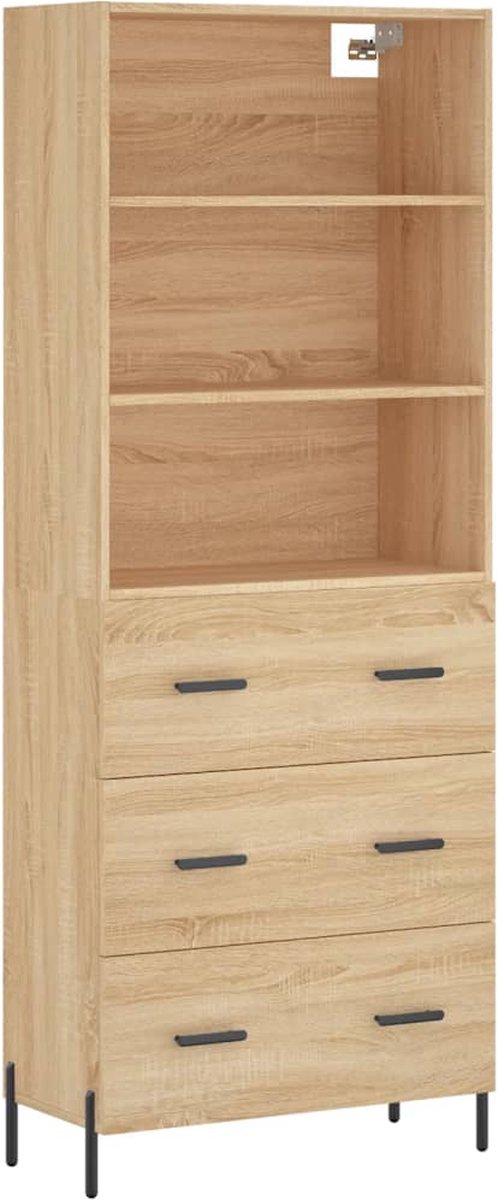 Eikenbruin Design Eikenhout vidaXL Woonkamer kasten kopen