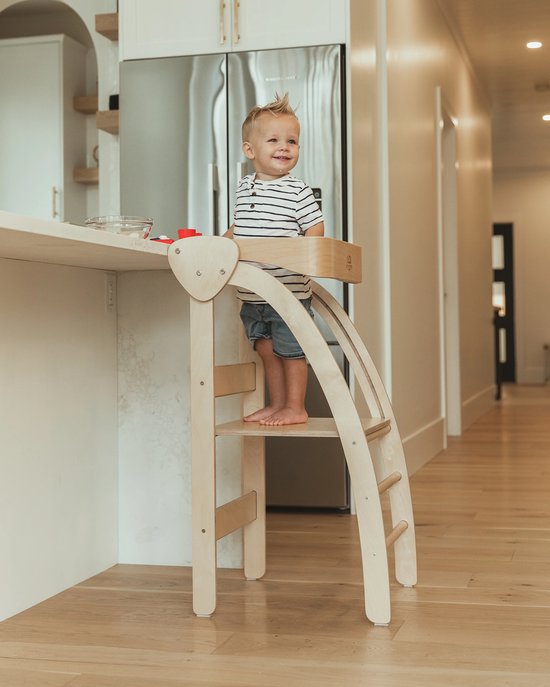 Kinderfeets Pikler Leertoren - Observation Tower - keukenhulp — afbeelding 3