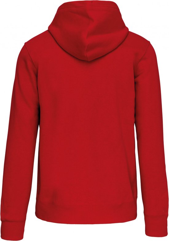 Kariban Hooded sweater met rits K444 - Red - S