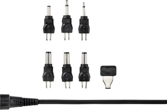 Bloc D'Alimentation Réglable VOLTCRAFT USPS-1500N - 3-12V 1.5A 18W - 8 Fiches Incluses