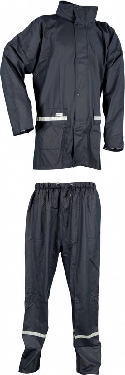 Donkerblauw regenpak van Lyngsøe Rainwear M