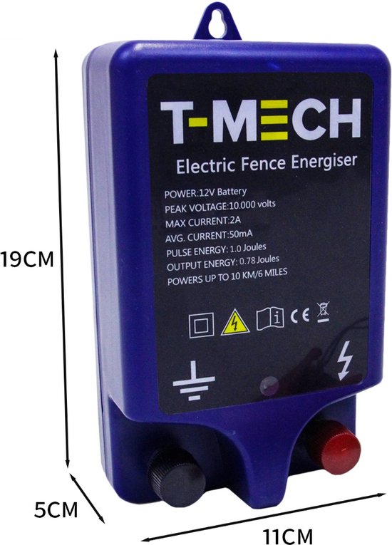 Électrificateur de clôture électrique T-Mech