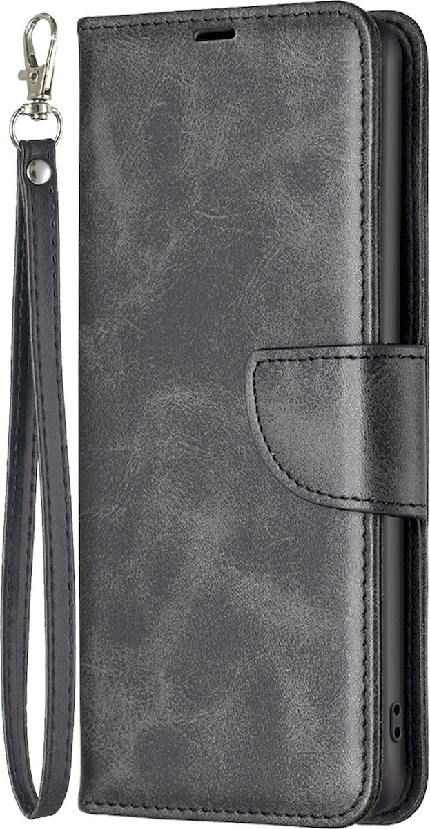 Mobigear Telefoonhoesje geschikt voor Motorola Edge 40 Pro Hoesje | Mobigear Excellent Bookcase Portemonnee | Pasjeshouder voor 3 Pasjes | Telefoonhoesje voor Pinpas / OV Kaart / Rijbewijs - Zwart