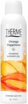 3x Therme Orange Happiness Foaming Shower Gel 200 ml