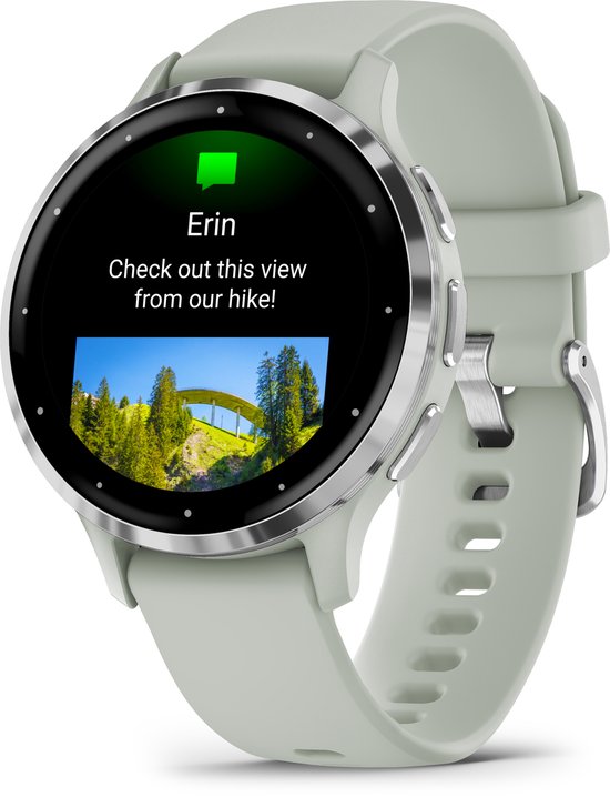 Garmin Venu 3s - Smartwatch - AMOLED-Scherm - 41mm - Sage Grey