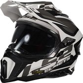 LS2 MX701 Explorer Alter Matt Black White ECE 22.06 XS - Maat XS - Helm