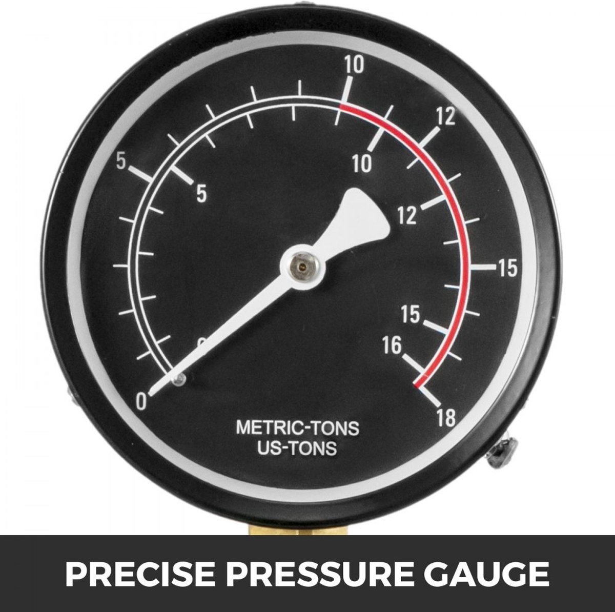 Presse hydraulique Dakta® Presse hydraulique d'atelier 165 cm Hauteur  totale 12 tonnes