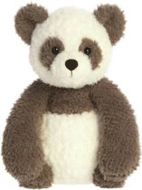 Aurora Eco Nation pluche knuffeldier panda beer - grijs/wit - 27 cm - bosdieren thema speelgoed