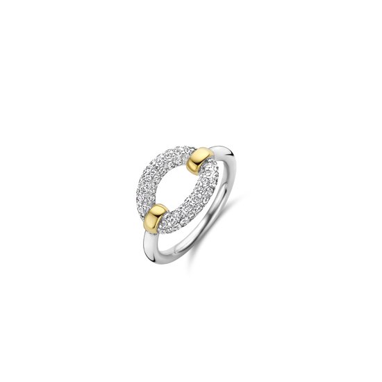 TI SENTO Ring 12293ZY - Zilveren dames ring - Maat 58