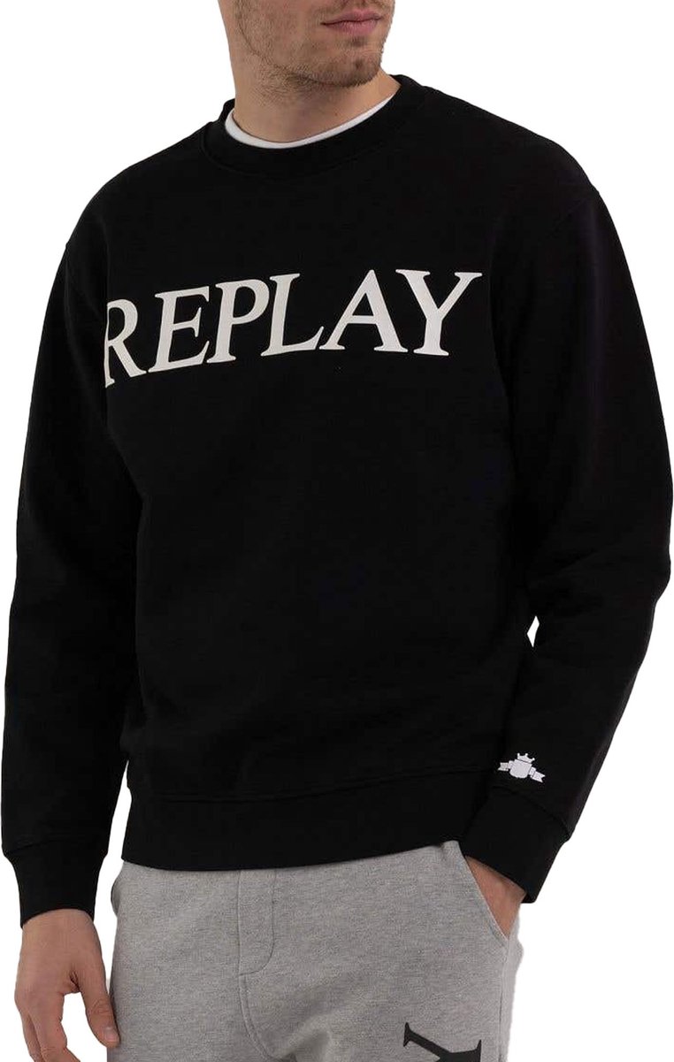 Replay Pure Logo Trui Mannen - Maat XL